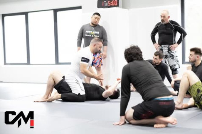 Class instruction on the mats